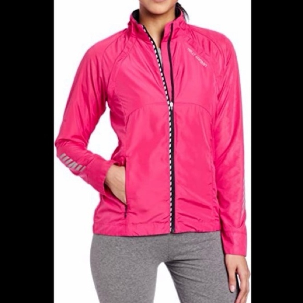 Helly Hansen | Fuchsia Pink Windfoil 2 in 1 Windbreaker Jacket Vest Size Small